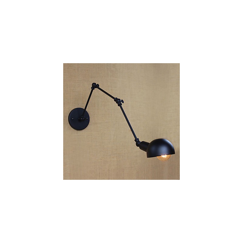 Personality Long Arm Adjustable Angle Bar Three Retro Living Room Lamps Lighting Decorative Wall Sconce