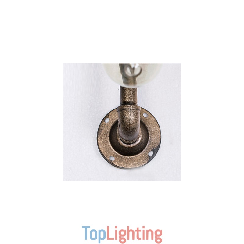 American Village Loft Industrial Edison Style Vintage Wall Light Lamp Retro Water Pipe Lamp Wall Sconce