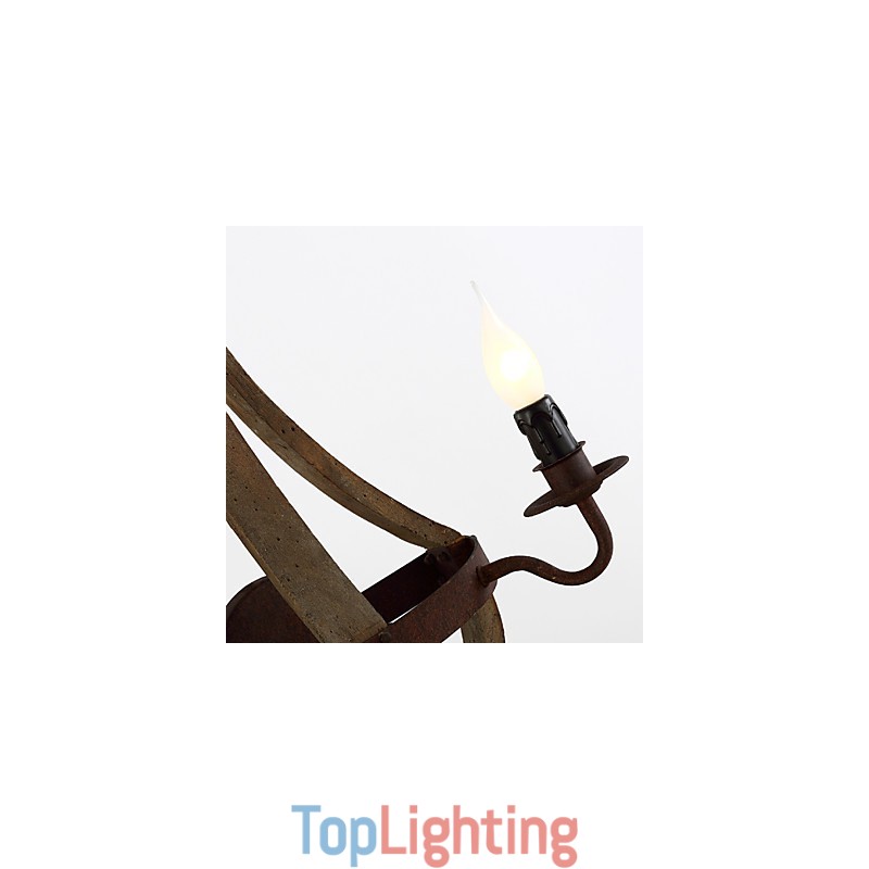 Mini Style Wall Sconces Rustic Lodge Wood Bamboo