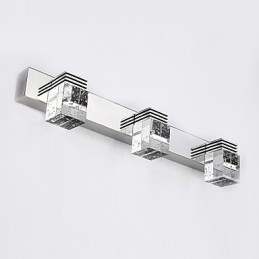 Wall Sconces Bathroom Lighting Wall Washers Crystal Mini Style Modern Contemporary Metal