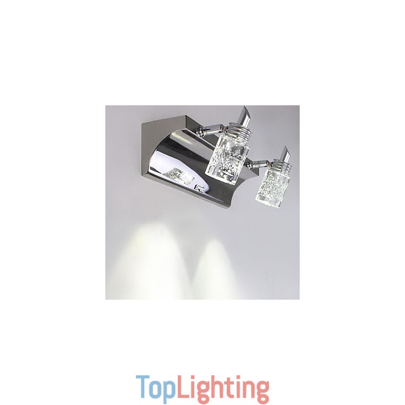 Crystal Bathroom Lighting Modern Contemporary Metal
