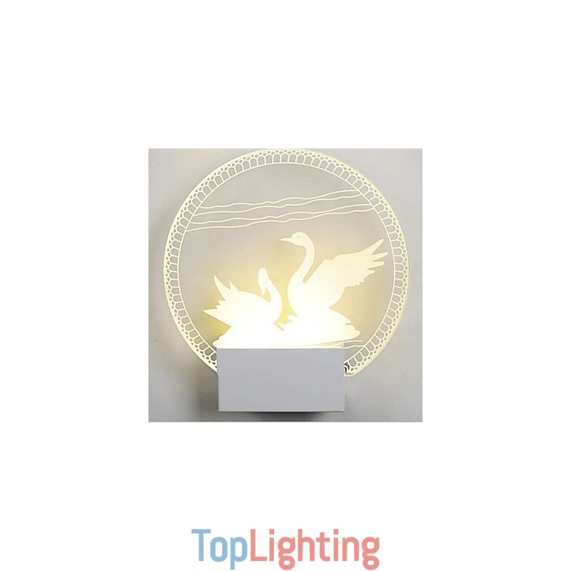 Acrylic Wall Lamp PVC Lamp Light Modern Contemporary Metal