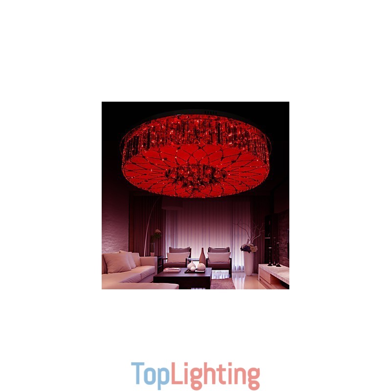 Flush Mount Crystal Modern Contemporary Metal
