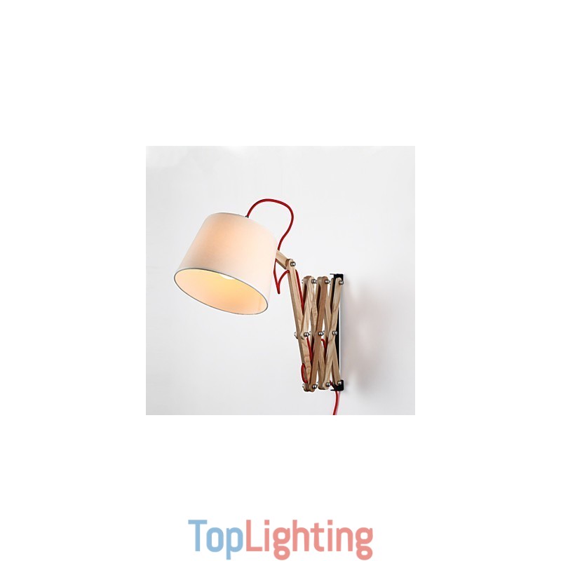 Wall Sconces Reading Wall Lights Mini Style Traditional Classic Wood Bamboo