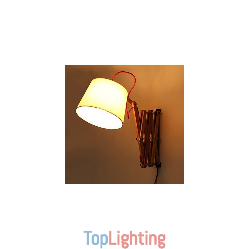 Wall Sconces Reading Wall Lights Mini Style Traditional Classic Wood Bamboo