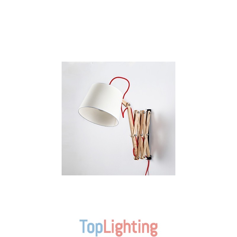 Wall Sconces Reading Wall Lights Mini Style Traditional Classic Wood Bamboo