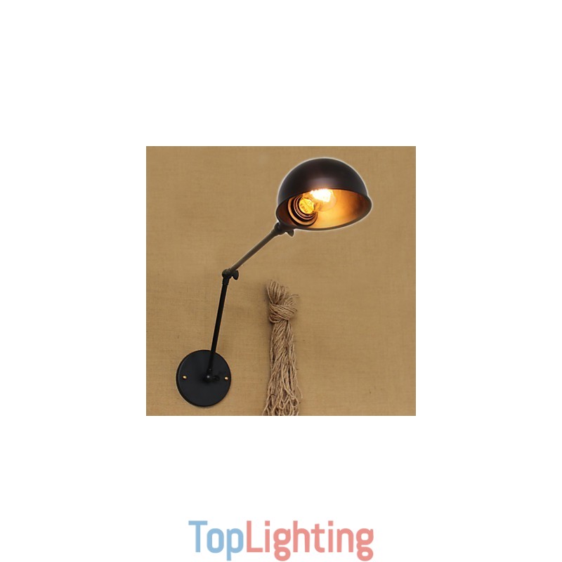 Industrial Style Retro Double Long Arm a Simple Personality Ills Bedside Dining Decorative Wall Sconce