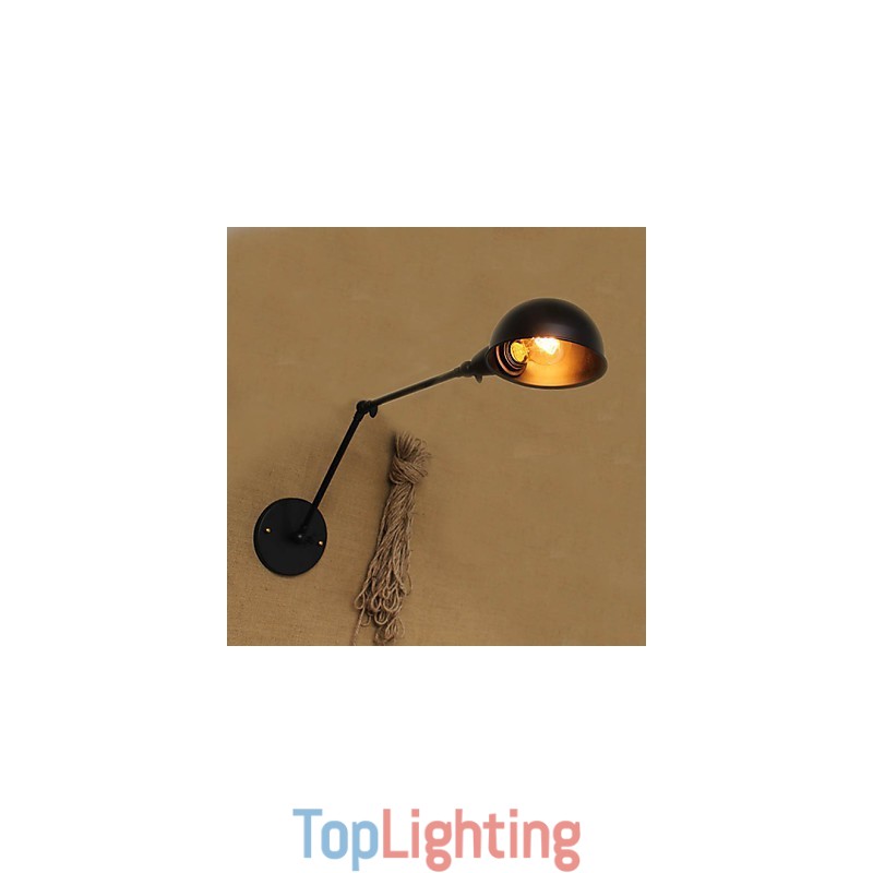 Industrial Style Retro Double Long Arm a Simple Personality Ills Bedside Dining Decorative Wall Sconce