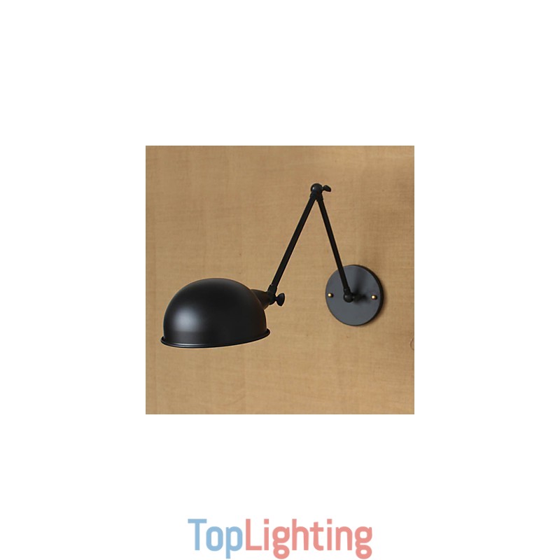 Industrial Style Retro Double Long Arm a Simple Personality Ills Bedside Dining Decorative Wall Sconce