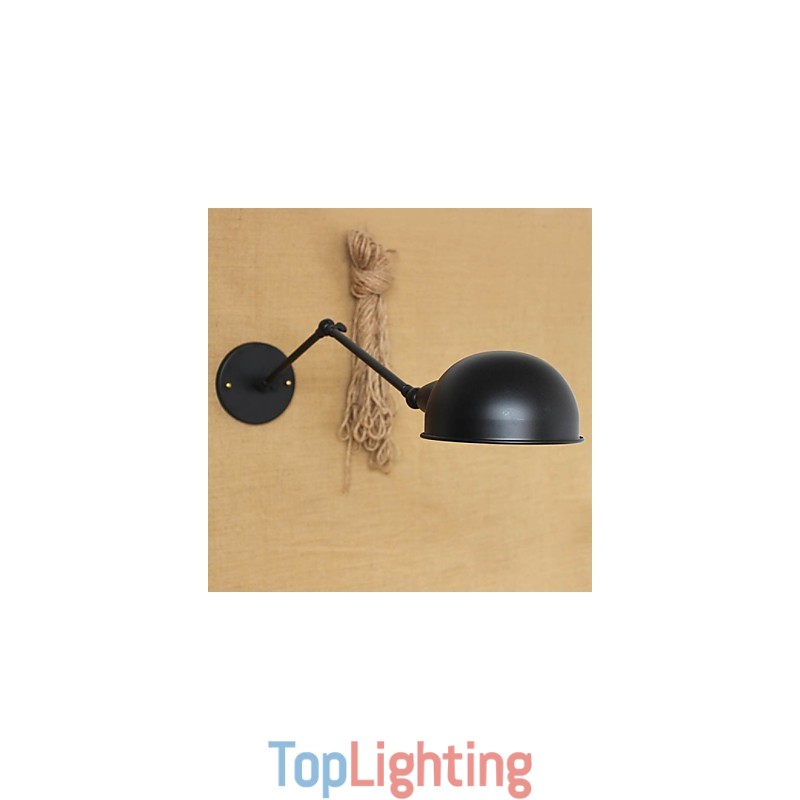 Industrial Style Retro Double Long Arm a Simple Personality Ills Bedside Dining Decorative Wall Sconce