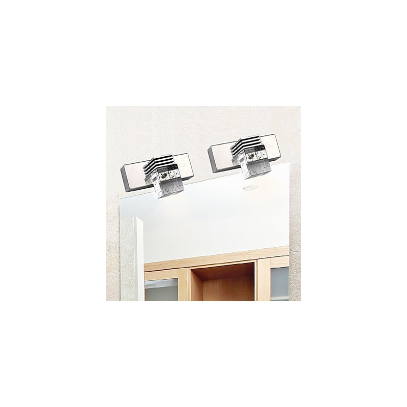 Wall Sconces Bathroom Lighting Wall Washers Crystal Mini Style Modern Contemporary Metal