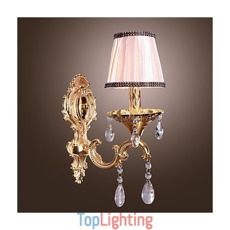 Elegant Crystal Wall Light in Pink Elegant Crystal Wall Light in Pink