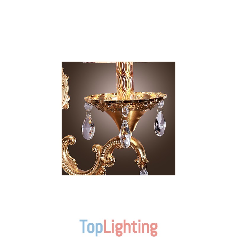 Elegant Crystal Wall Light in Pink