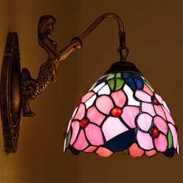 European Contracted Rural Creative Wrought Iron Wall Lamp Lights