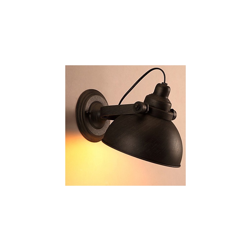 Loft Wrought Iron Pot Creative Vintage Wall Lamp Lights