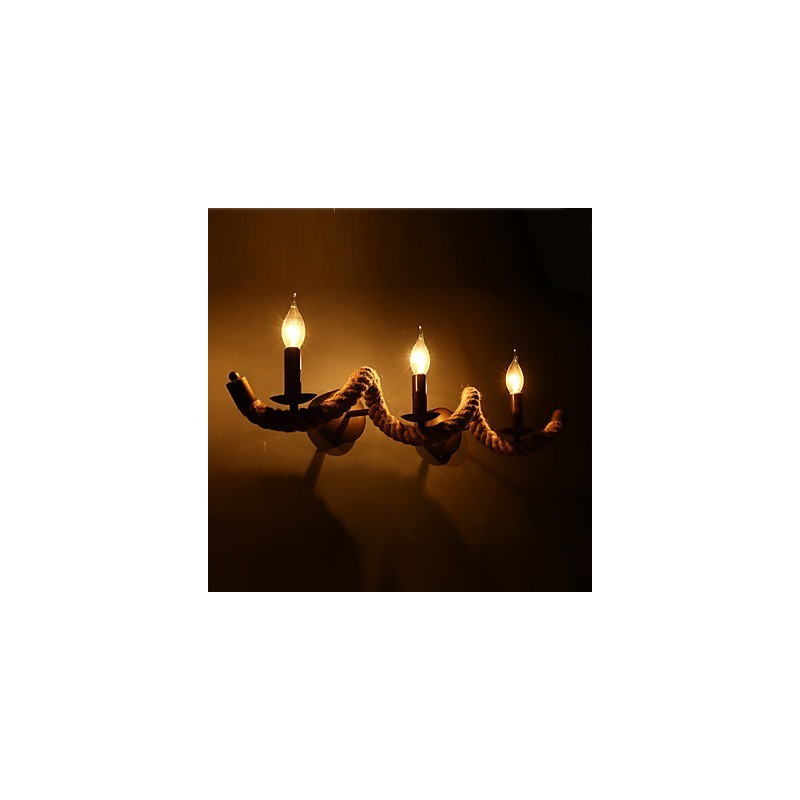 Retro Classic Bedroom Wall Lamps European Iron Hallway Balcony Wall Light Living Room Wall Sconce