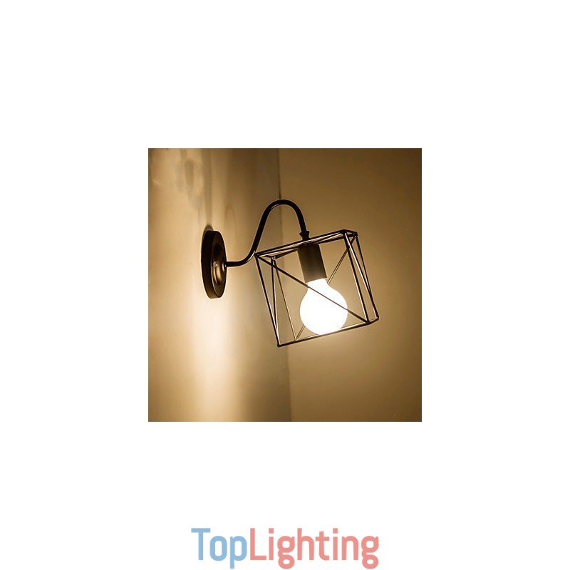 American Industry Wall Lamps Nostalgic Vintage Lron Loft Aisle Wall Lamp For Balcony