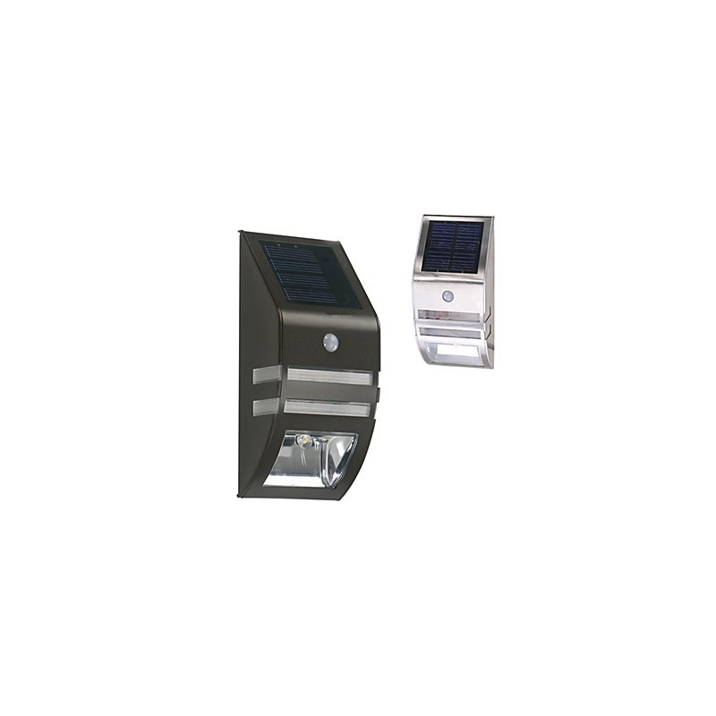 Solar White Wall Light With PIR Motion Sensor