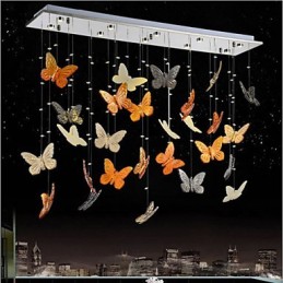Lamp Pendant Butterfly Crystal Lamp