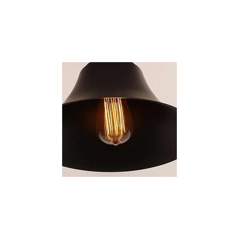 Artistic Wall Light with Retro Metal Shade and Bracket