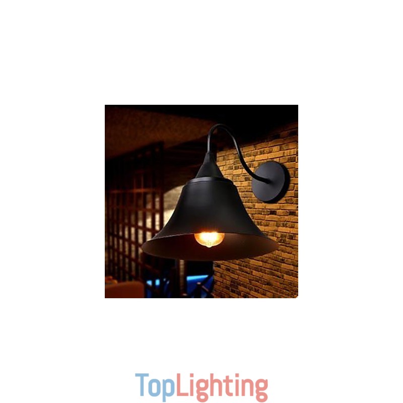 American Country Iron Cap Wall Lamp Wrought Iron Wall Lamp Archaize Srestoring Ancient Ways