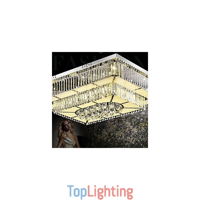 Modern Contemporary Glass Flush Mount