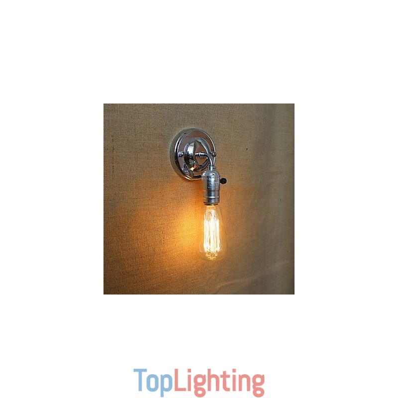 Rotary Switches American Rural Countryside Retro Modern Edison Light Bulb Aisle Mini Living Room Wall Lamp