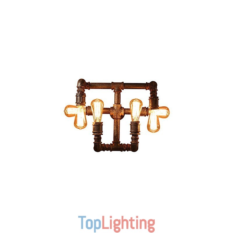 Retro Bar Iron Wall Sconces Mini Style Rustic Lodge Metal