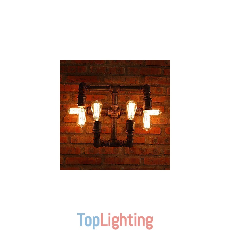 Retro Bar Iron Wall Sconces Mini Style Rustic Lodge Metal