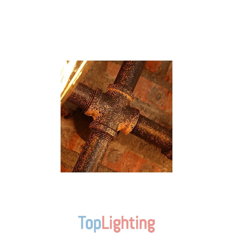 Retro Bar Iron Wall Sconces Mini Style Rustic Lodge Metal