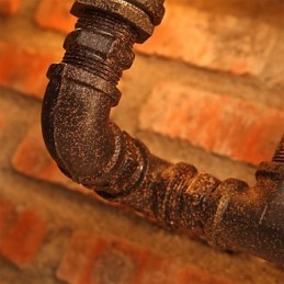 Retro Bar Iron Wall Sconces Mini Style Rustic Lodge Metal