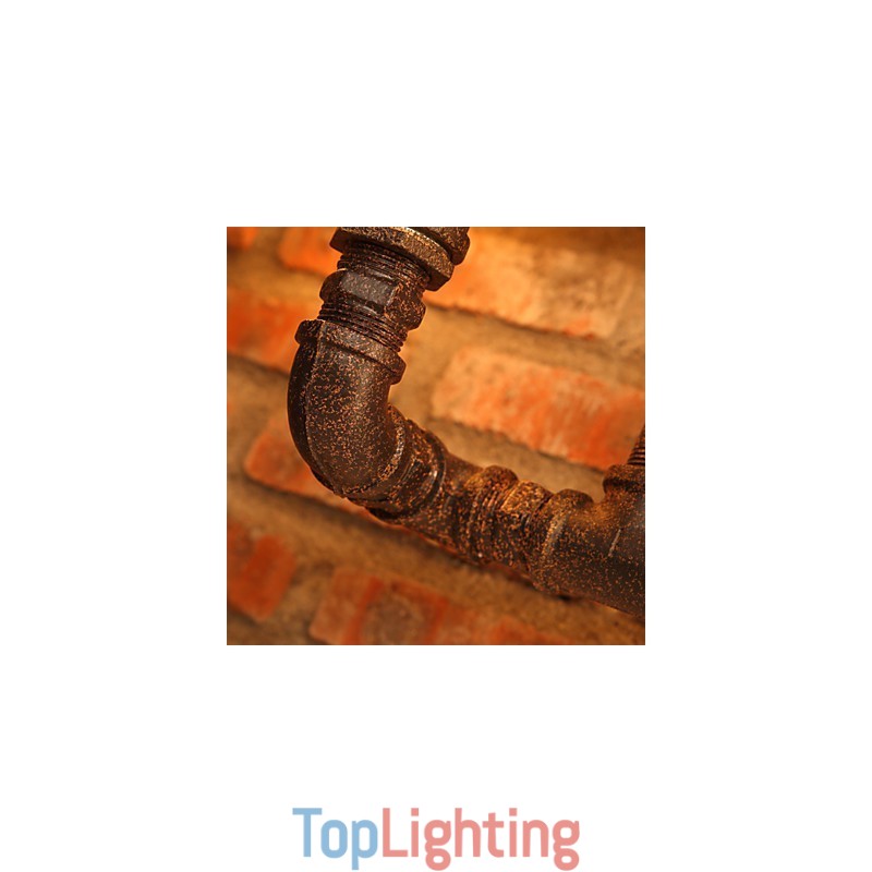 Retro Bar Iron Wall Sconces Mini Style Rustic Lodge Metal