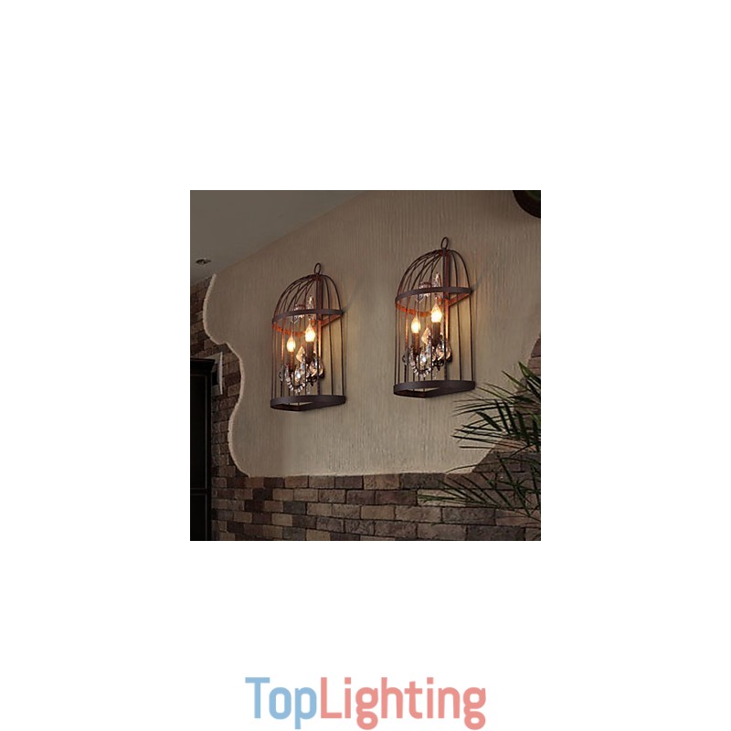 Mini Style Wall Sconces Rustic Lodge Metal