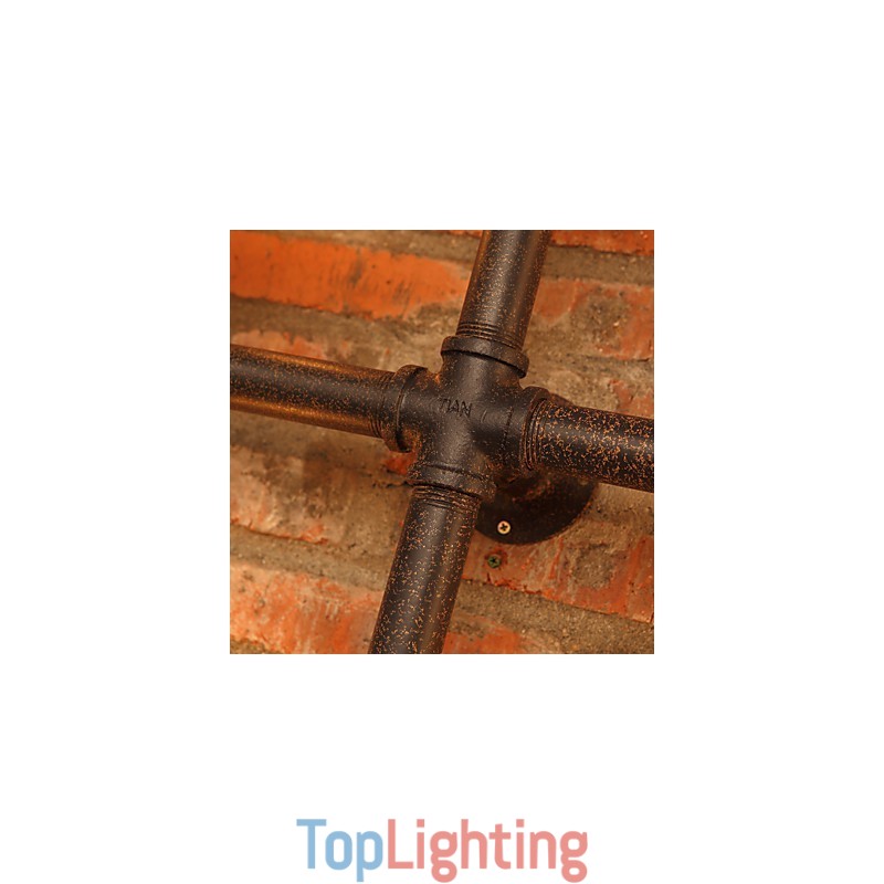 Retro Bar Iron Wall Sconces Mini Style Rustic Lodge Metal