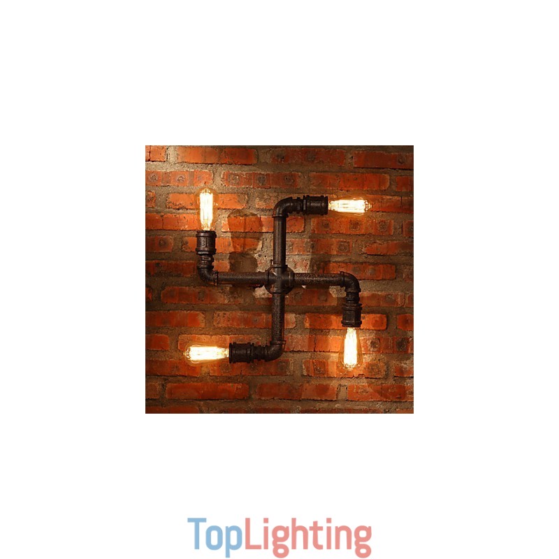 Retro Bar Iron Wall Sconces Mini Style Rustic Lodge Metal