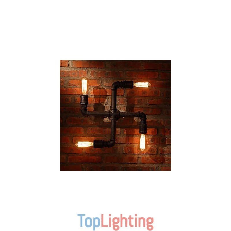 Retro Bar Iron Wall Sconces Mini Style Rustic Lodge Metal