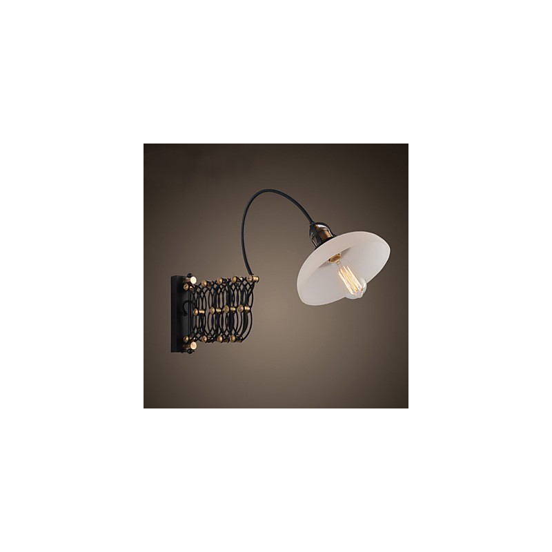 Vintage Industrial American Country Restaurant Bedroom Study Creative Staircase Aisle Lamp Telescopic Iron Wall Lamps