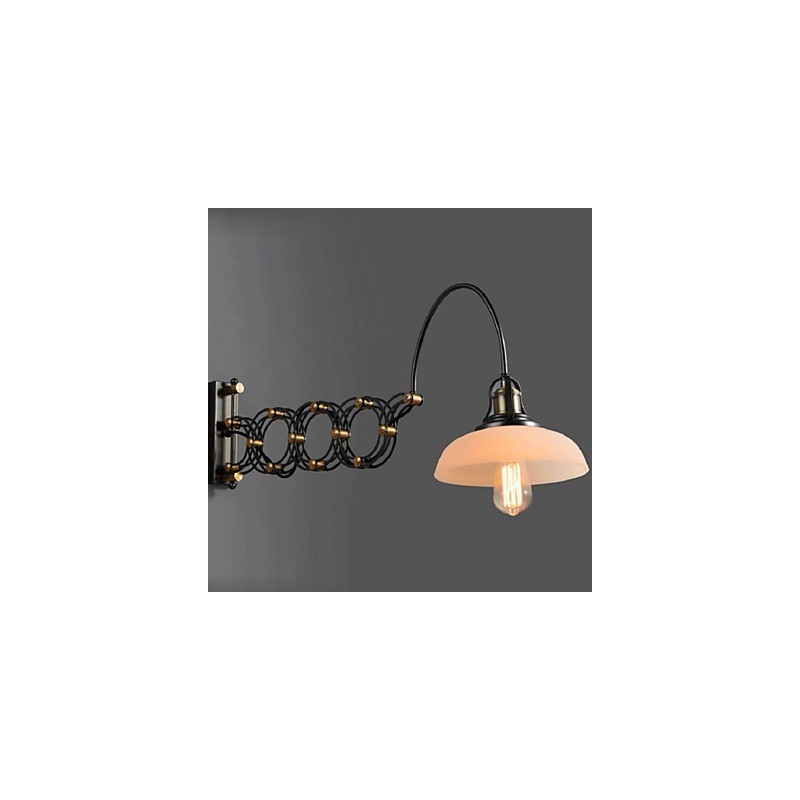 Vintage Industrial American Country Restaurant Bedroom Study Creative Staircase Aisle Lamp Telescopic Iron Wall Lamps