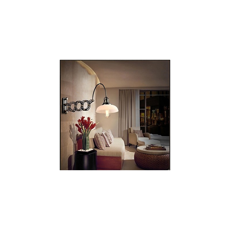 Vintage Industrial American Country Restaurant Bedroom Study Creative Staircase Aisle Lamp Telescopic Iron Wall Lamps