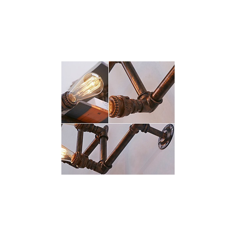 Retro Metal Bedsides Wall Sconce Village Pastoral Living Room Wall Lights Dining Room Wall Lamp