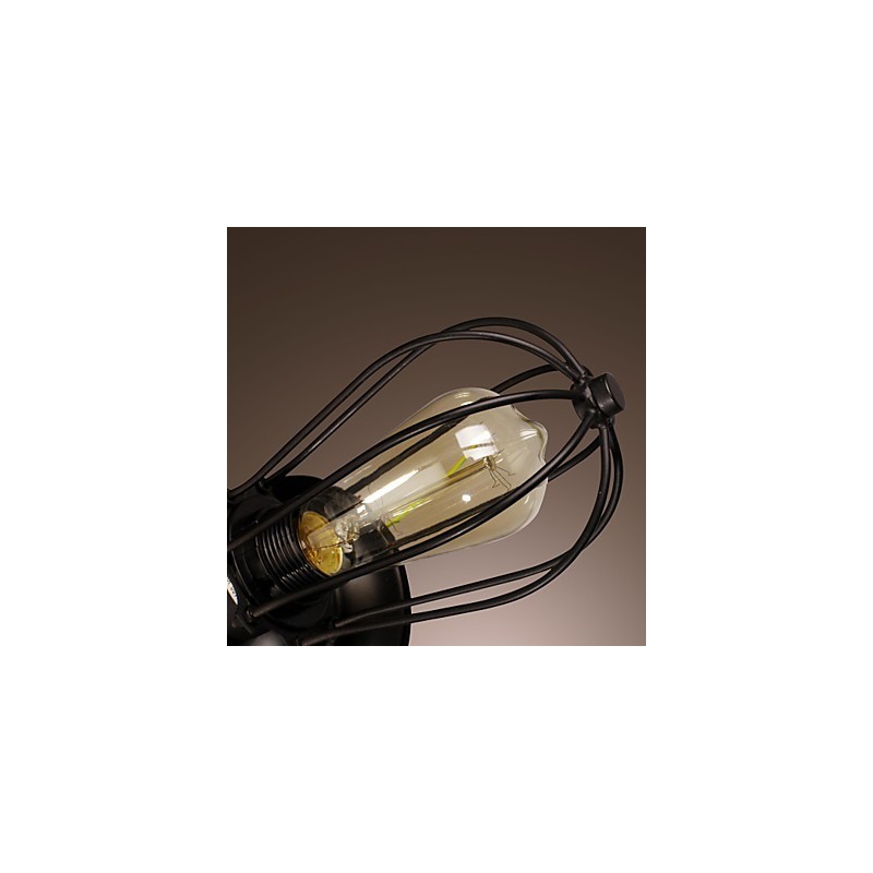 2 Light Golden Wall Light in Antique Style