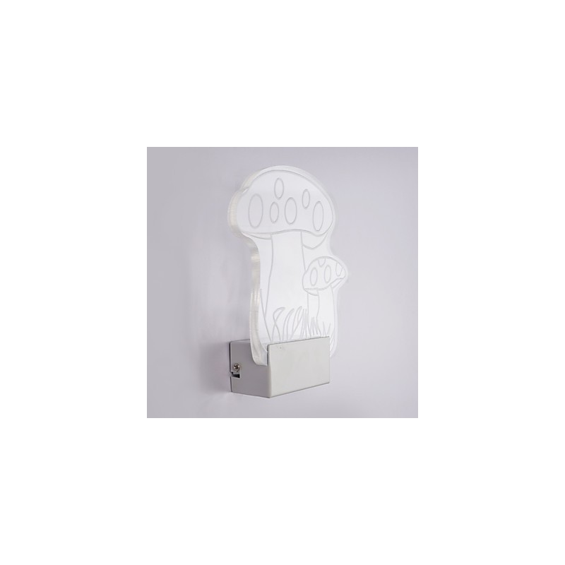 Acrylic Wall Lamp PVC Lamp Light Modern Contemporary Metal