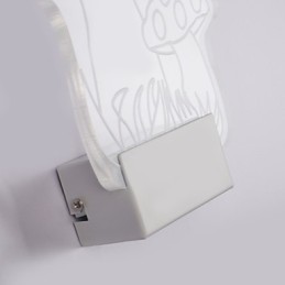 Acrylic Wall Lamp PVC Lamp Light Modern Contemporary Metal