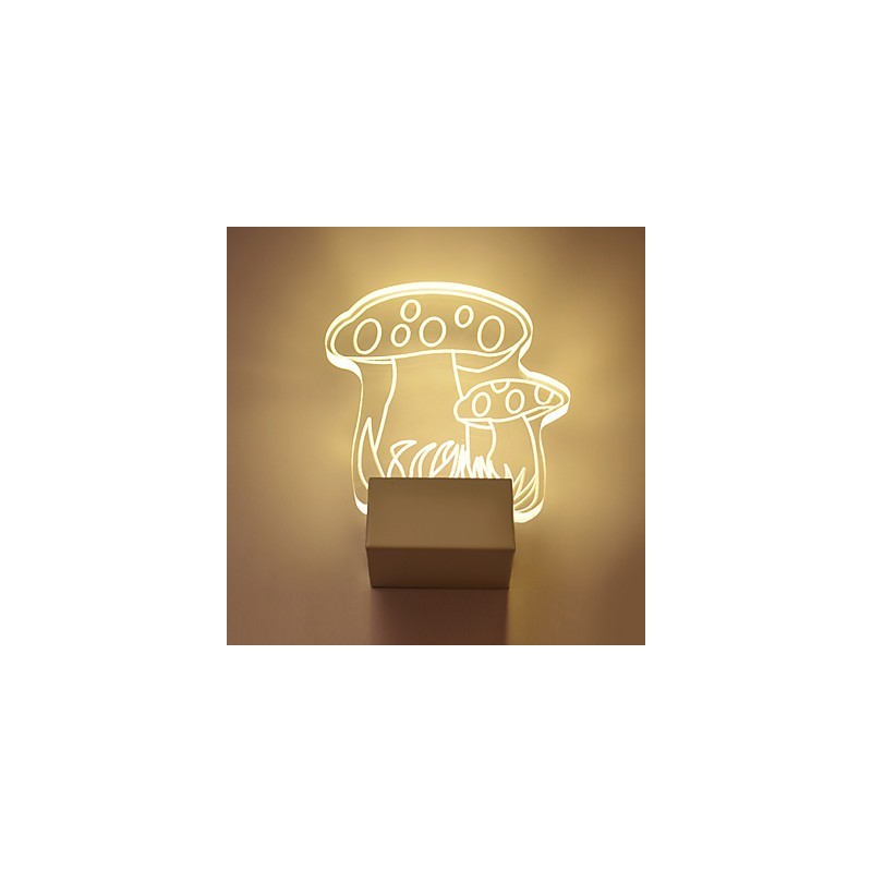Acrylic Wall Lamp PVC Lamp Light Modern Contemporary Metal