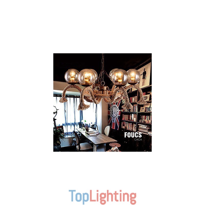 Chandelier Mini Style Vintage Metal