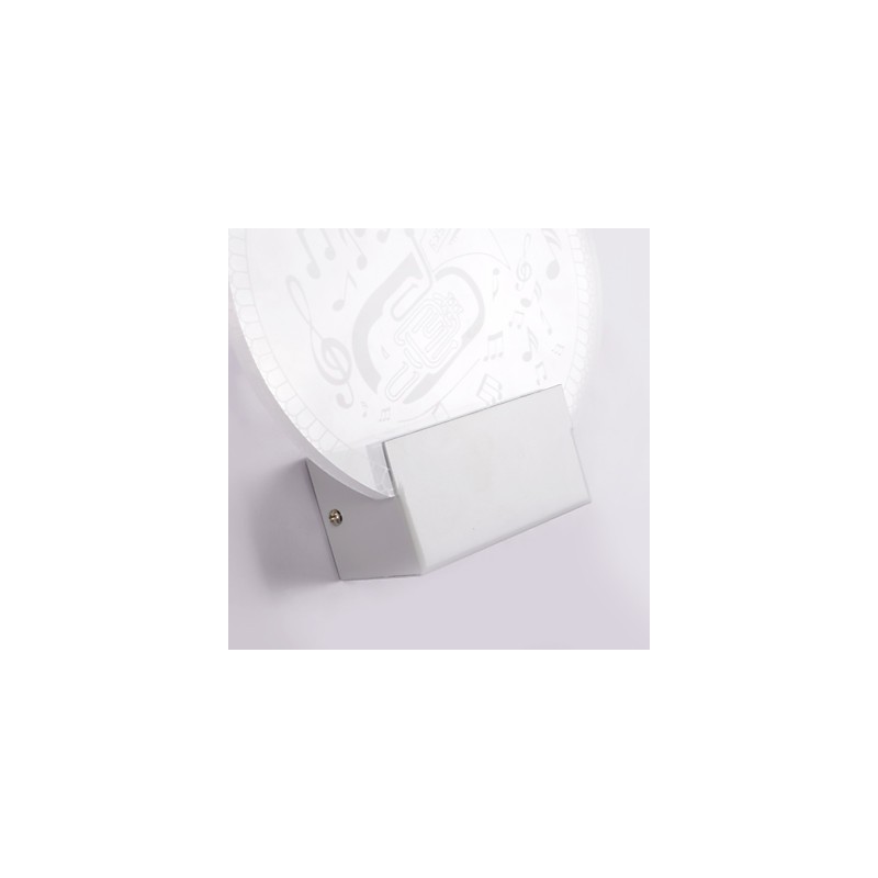 Acrylic Wall Lamp PVC Lamp Light Modern Contemporary Metal