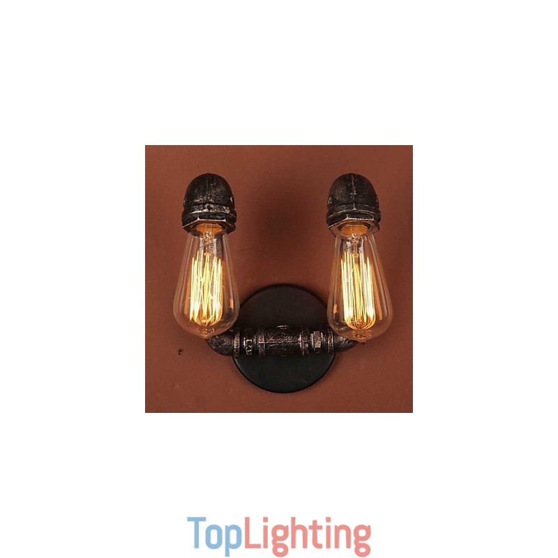 Mini Style Wall Sconces Rustic Lodge Metal