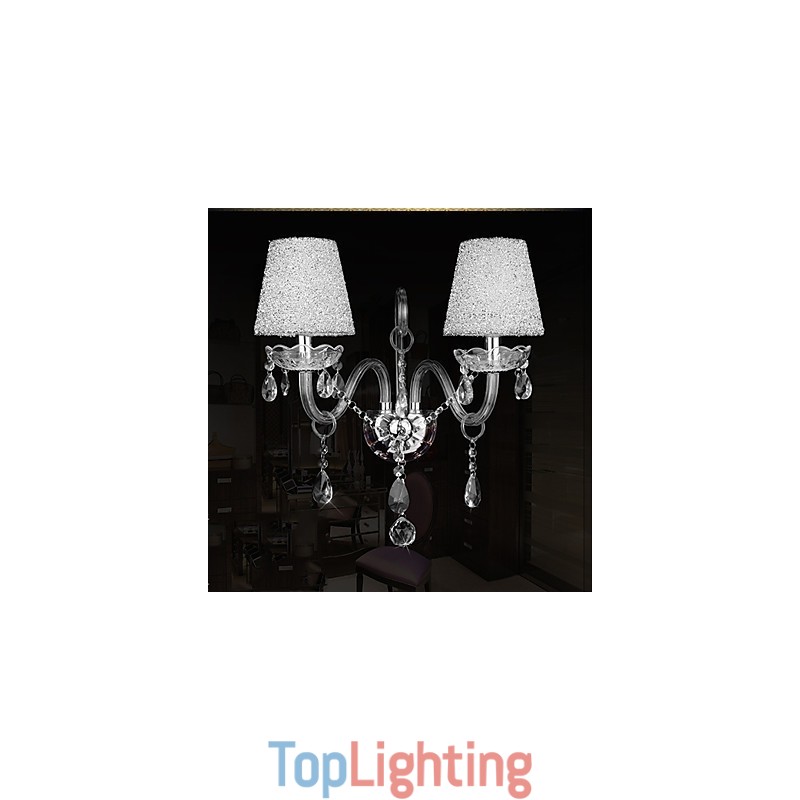 Crystal Wall Sconces Traditional Classic Glass