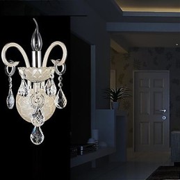Crystal Wall Sconces Outdoor Wall Lights Candle Wall Lights Reading Wall Lights Modern Contemporary Metal