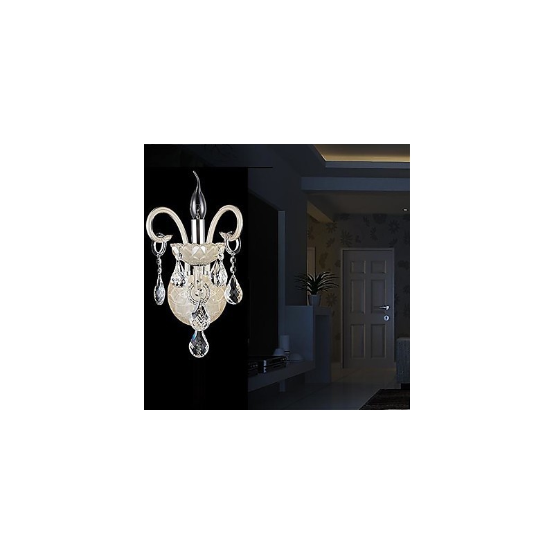 Crystal Wall Sconces Outdoor Wall Lights Candle Wall Lights Reading Wall Lights Modern Contemporary Metal